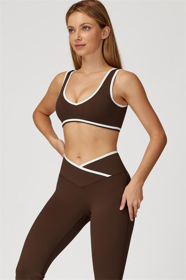 The Stamina Sports Bra Flared Leggings 2-Piece Set