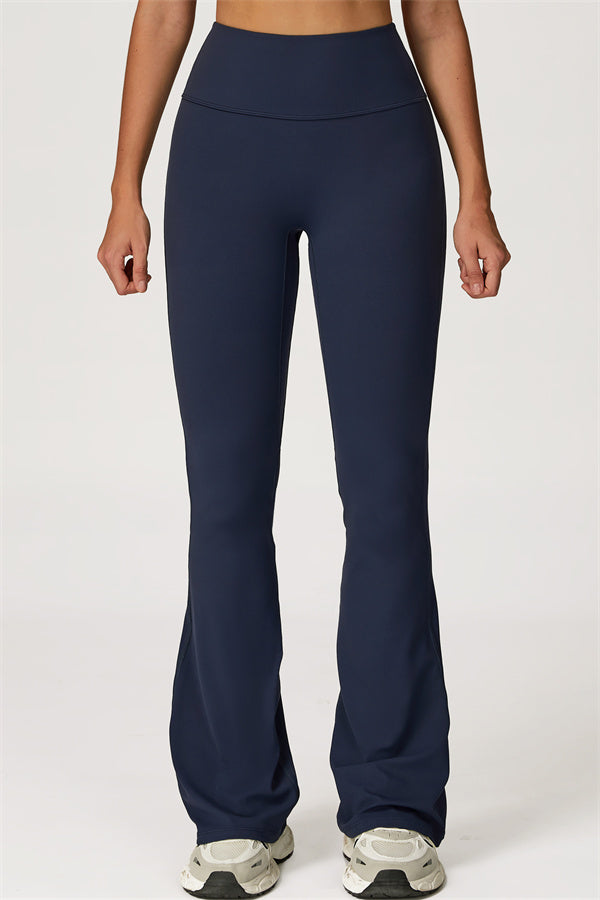 The Lily Belle Crop Top Flared Leggings 2-Piece Set