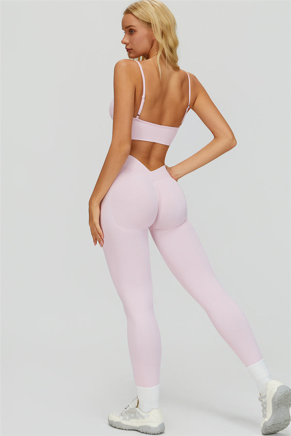 The Empower Jacket Sports Bra Leggings 3-Piece Set