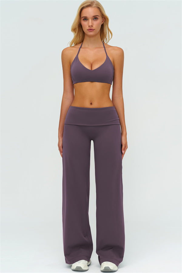 The Twirl Sports Bra Straight Leg Pants 2-Piece Set