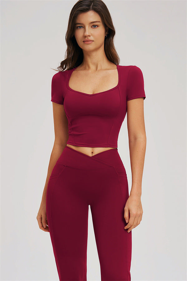 The Sizzle T-shirt Flared Leggings 2-Piece Set