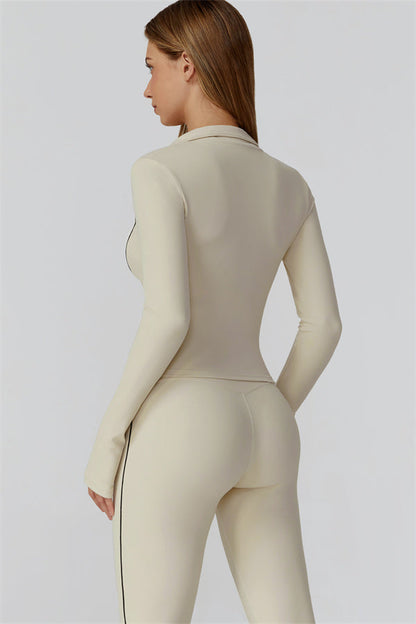 The Venus Zip Top Sports Bra Leggings 3-Piece Set