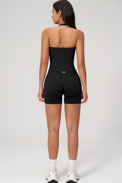 The Empower Halter Crop Top