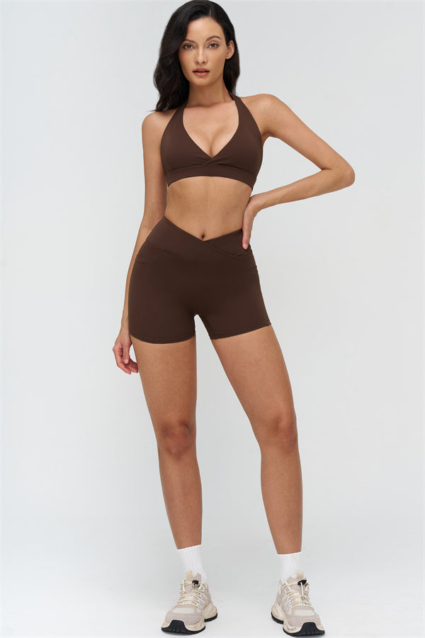 The BoldFit Sports Bra Shorts 2-Piece Set