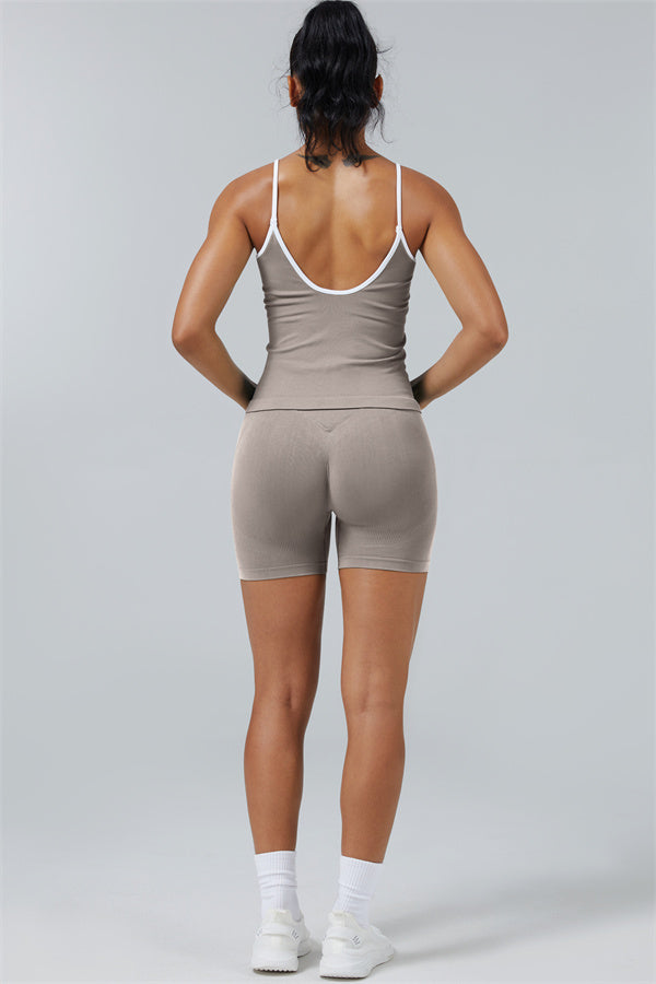 The Elevate New Crop Top Shorts 2-Piece Set