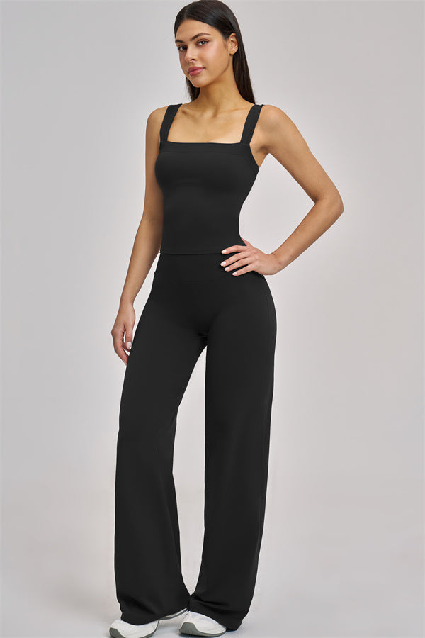 The Swoon Tank Top Flared Leggings 2-Piece Set