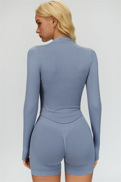 The Delight Jacket Sports Bra Shorts 3-Piece Set