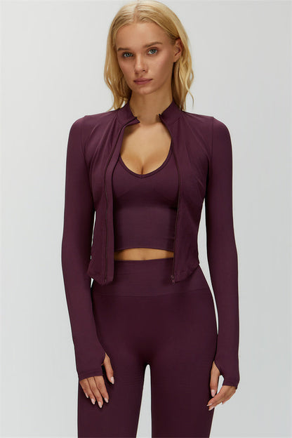 The Delight Jacket Sports Bra Leggings 3-Piece Set