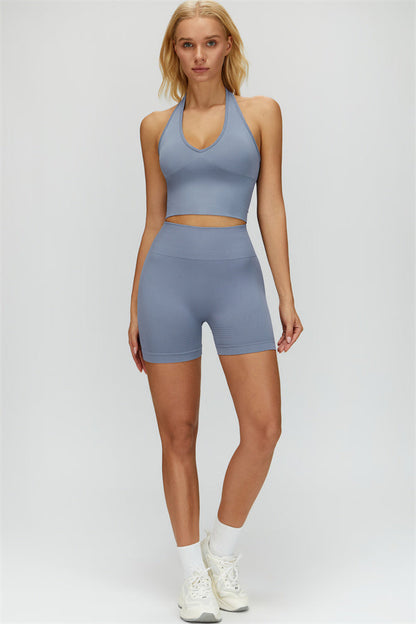 The Delight Halter Top Shorts 2-Piece Set