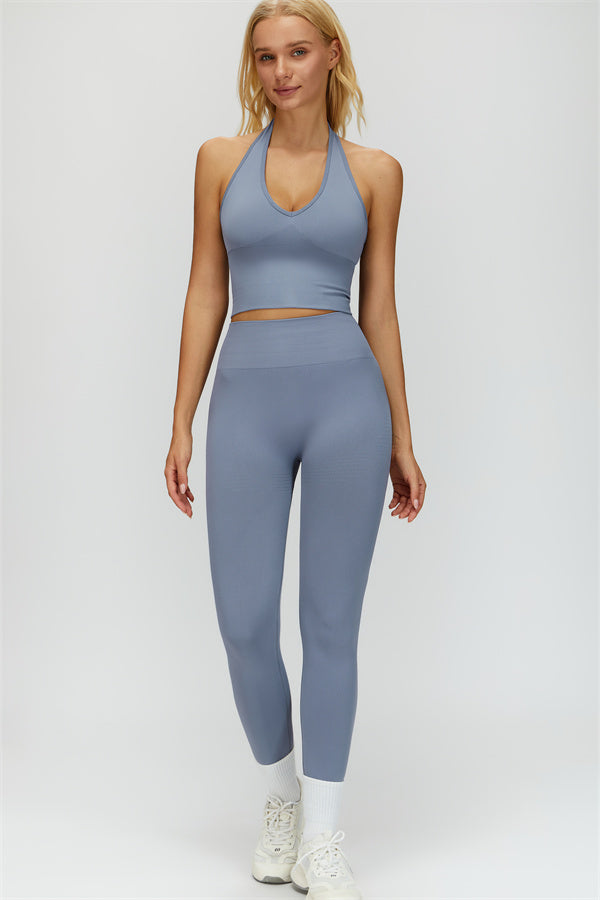 The Delight Halter Top Leggings 2-Piece Set