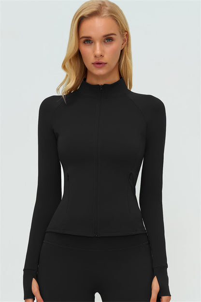 The Twirl Zip Jacket Sports Bra Straight Leg Pants 3-Piece Set