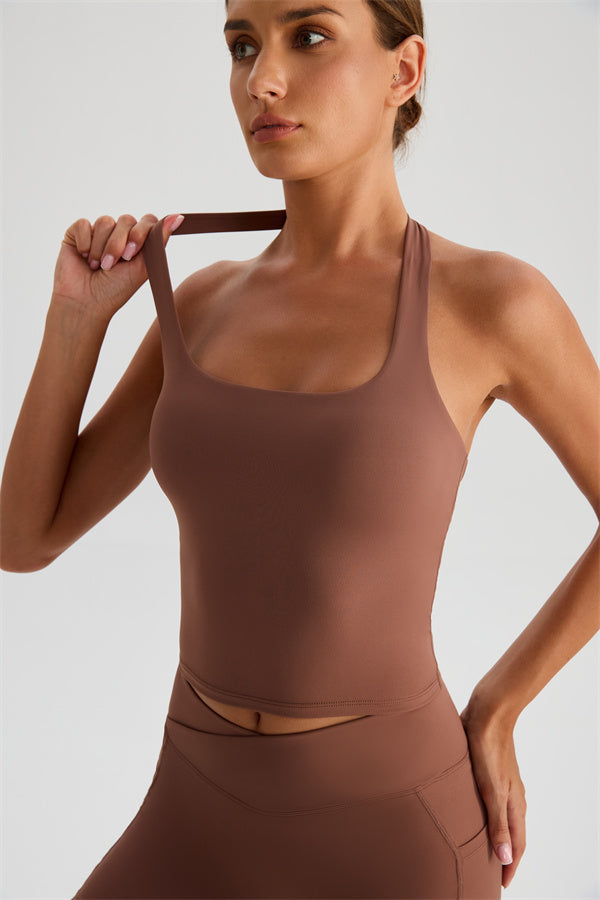 The Glee Halter Tank Top Shorts 2-Piece Set