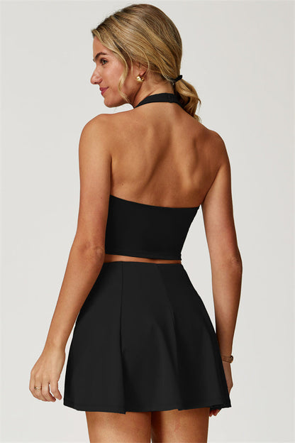 The Boost Halter Crop Top
