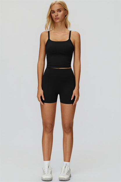 The Fyra Crop Tank Shorts 2-Piece Set