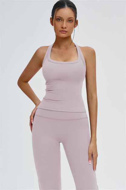 The Slate Y-Back Top