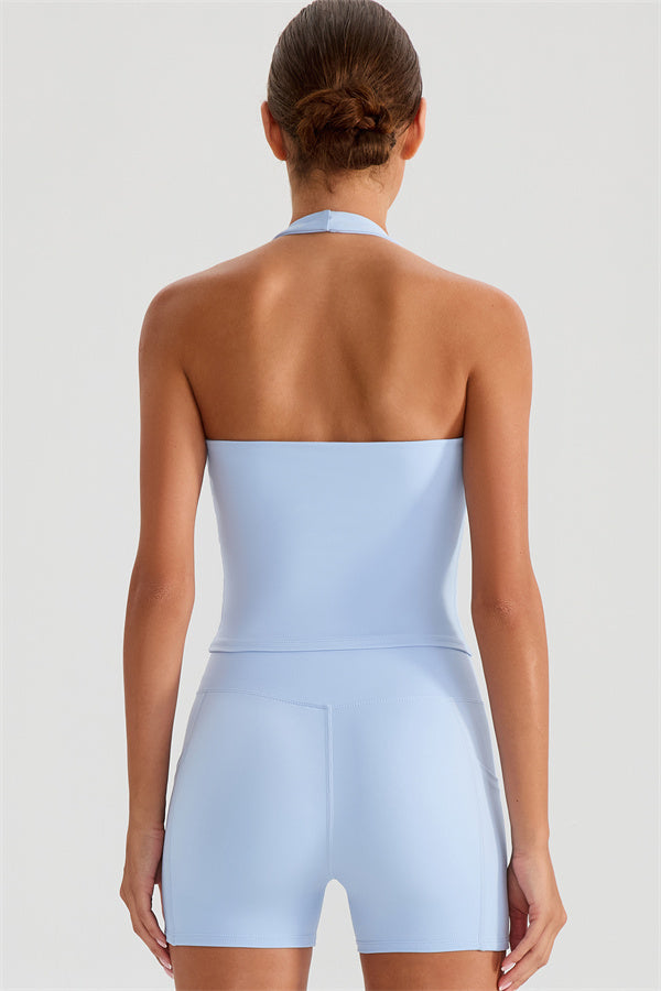 The Glee Halter Tank Top Shorts 2-Piece Set
