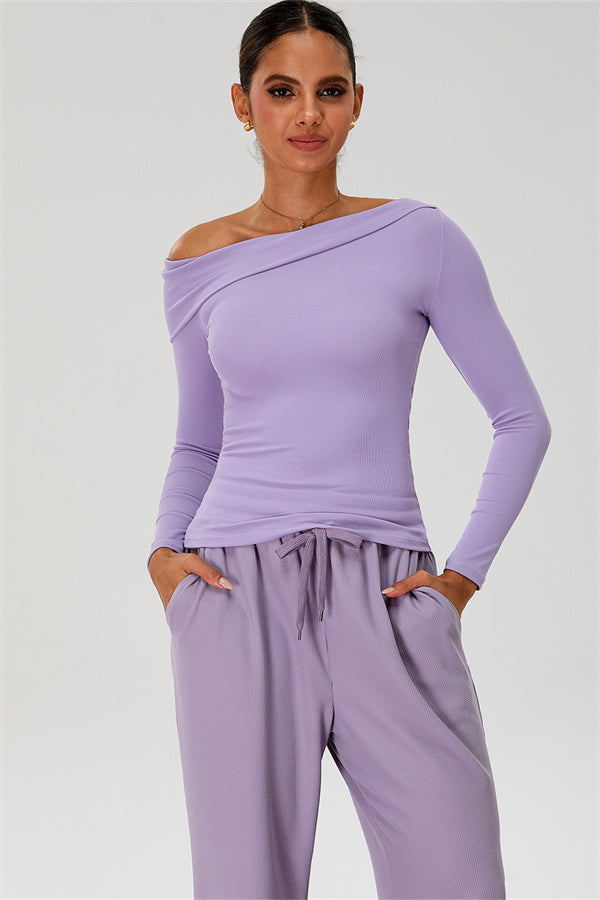 The Rush Off-shoulder T-shirt Sweatpants 2-Piece Set