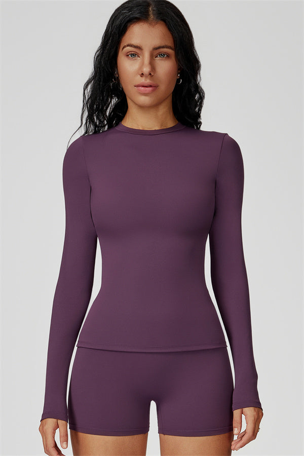 The Oasis Long Sleeve T-shirt Shorts 2-Piece Set