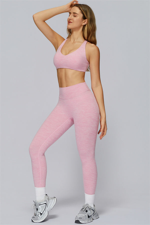 The Radiance Racerback Sports Bra Leggings 2-Piece Set