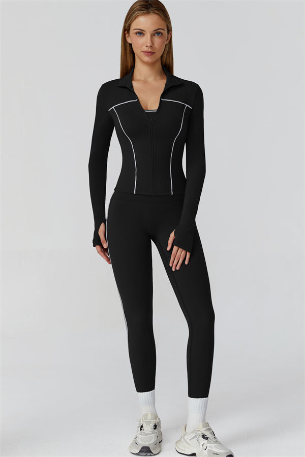 The Venus Zip Top Leggings 2-Piece Set