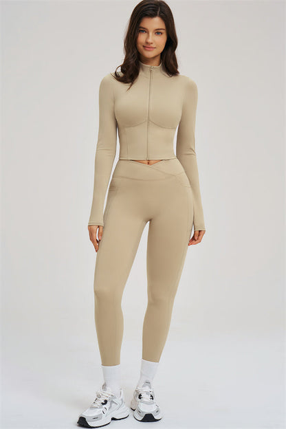 The Sizzle Zip Jacket Leggings 2-Piece Set