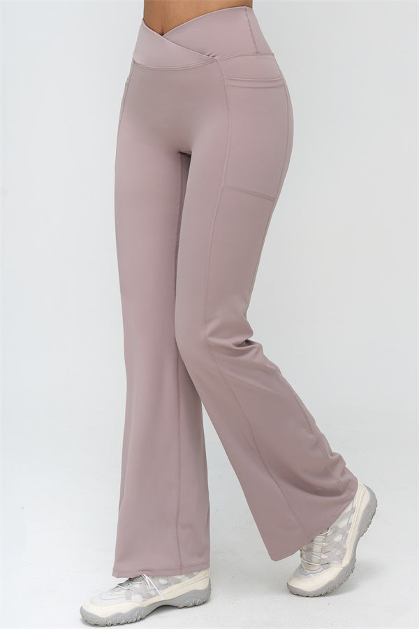 The BoldFit Crop Top Flared Leggings 2-Piece Set