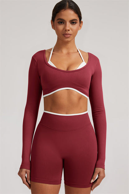 The Elevate Long Sleeve Crop top
