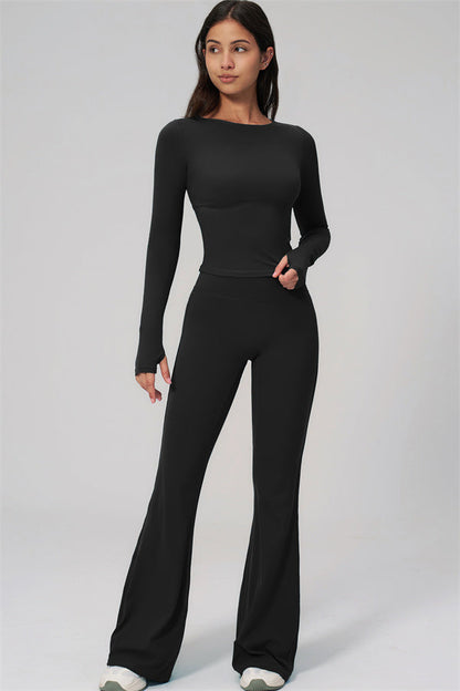 The Rapture Long Sleeve T-shirt Flared Leggings 2-Piece Set