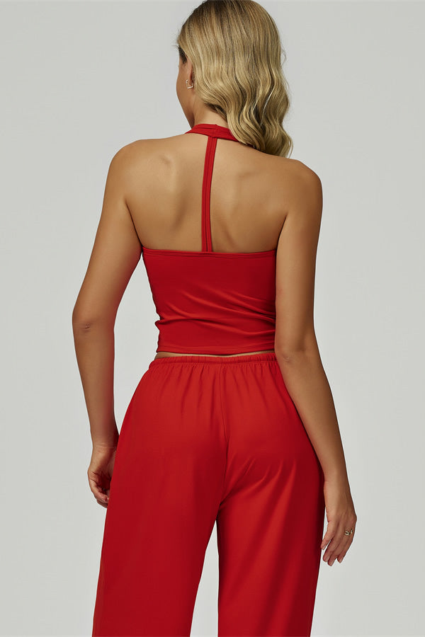 The Sprint Halter Tank Top