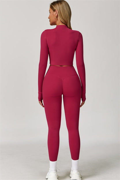 The Eloise Jacket Sports Bra Leggings 3-Piece Set