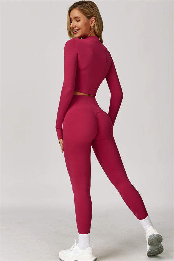 The Eloise Jacket Sports Bra Leggings 3-Piece Set