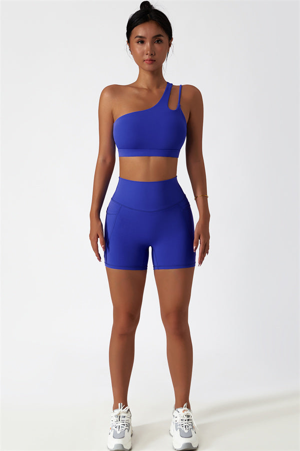 The Blissful Rose Sports Bra Shorts 2-Piece Set