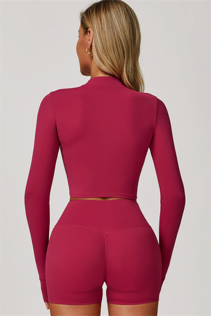 The Eloise Jacket Sports Bra Shorts 3-Piece Set