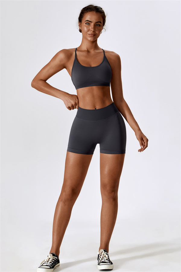 Nova Luxe Sports Bra Shorts 2-Piece Set