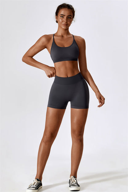 Nova Luxe Sports Bra Shorts 2-Piece Set