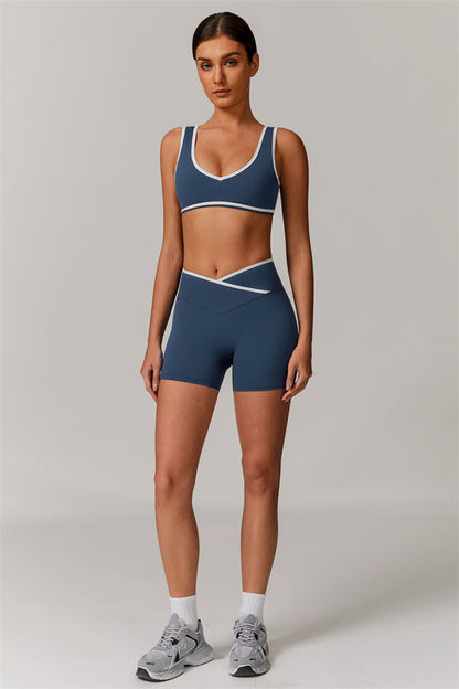 The Stamina Sports Bra Shorts 2-Piece Set
