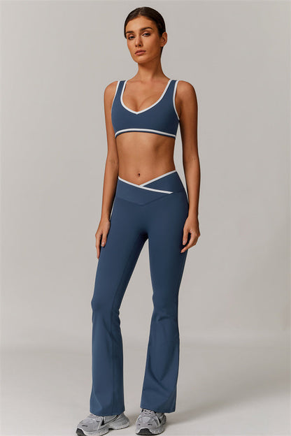 The Stamina Sports Bra Flared Leggings 2-Piece Set