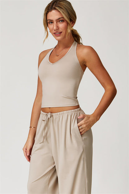 The Sprint Halter Tank Top
