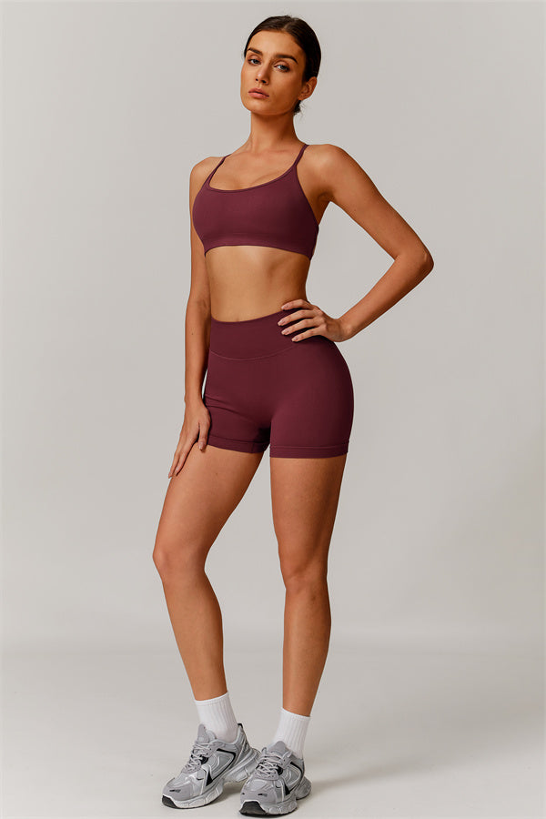 Nova Luxe Sports Bra Shorts 2-Piece Set
