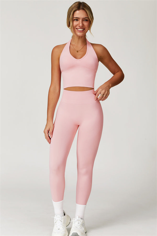 The Delight Halter Top Leggings 2-Piece Set