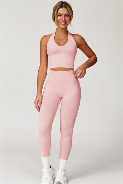 The Delight Halter Top Leggings 2-Piece Set