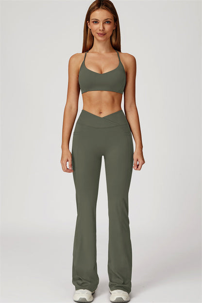 The Flourish Flared Leggings