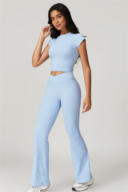 The Sophia T-shirt Flares 2-Piece Set