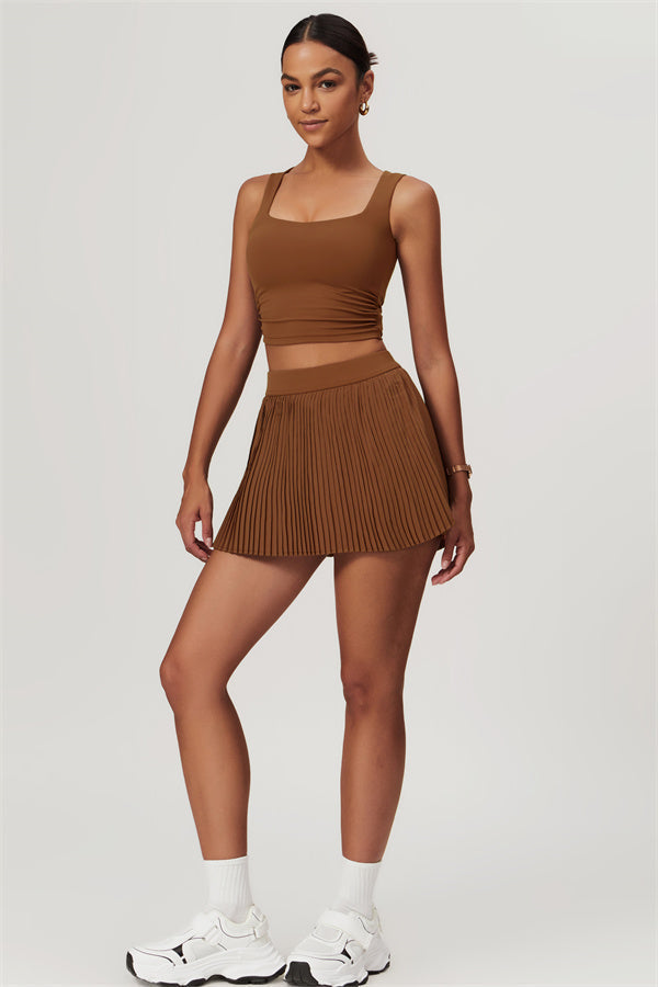 The Balance Crop Top Tennis Skirt 2-Piece Set