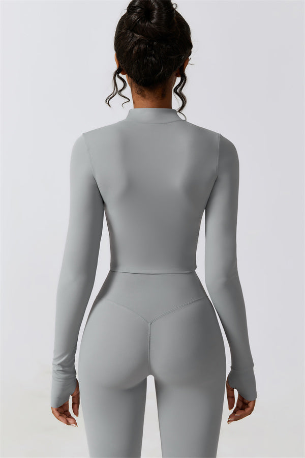 Juno Star Jacket Sports Bra Leggings 3-Piece Set