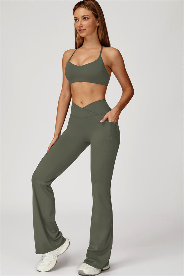 The Flourish Flared Leggings