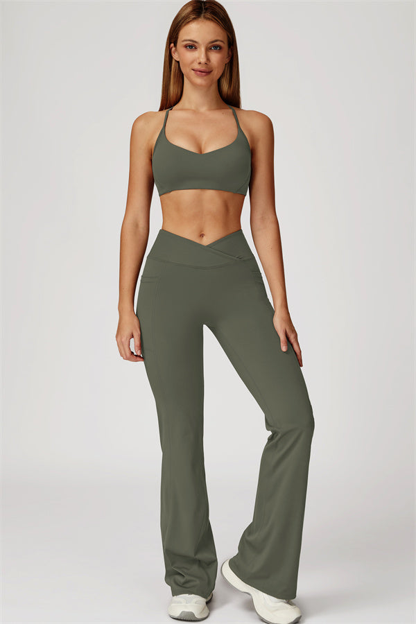 The Flourish Flared Leggings