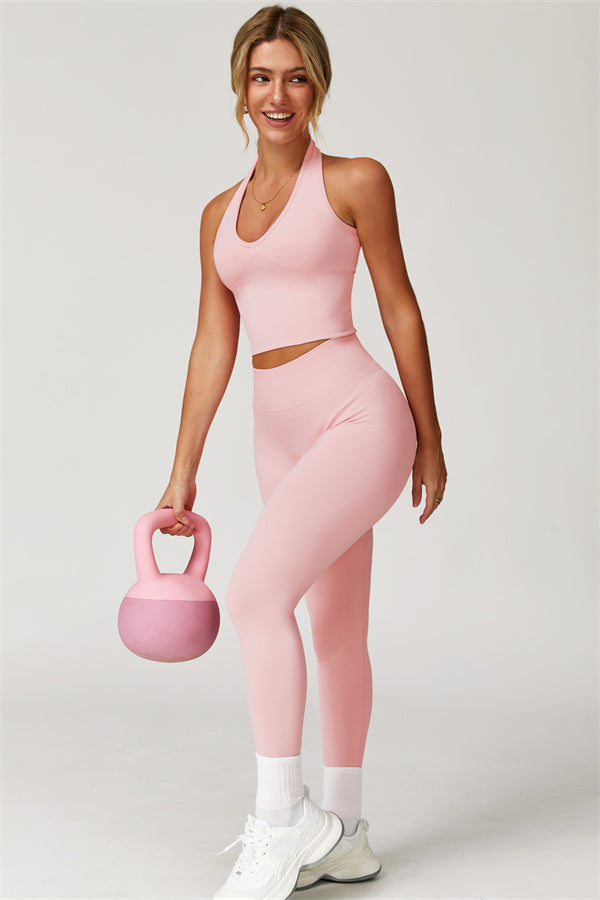 The Delight Halter Top Leggings 2-Piece Set