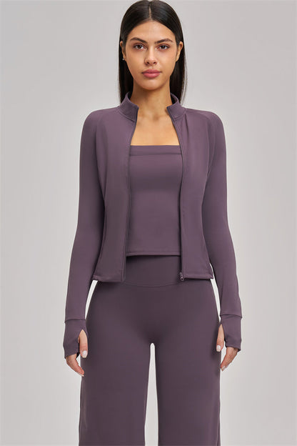The Swoon Jacket Tank Top Flared Leggings 3-Piece Set