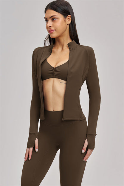 The Swoon Jacket Sports Bra Leggings 3-Piece Set